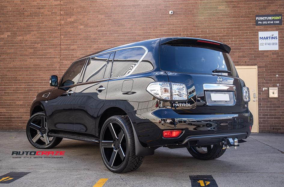 NISSAN PATROL MC 5 SATIN BLACK MILLED